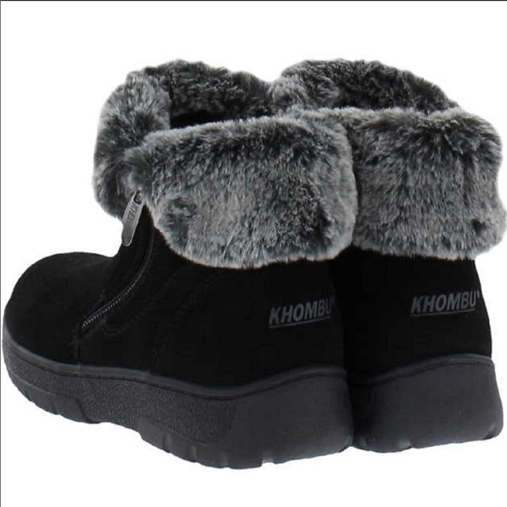 NIB KHOMBU | All Weather Suede Ankle Boots - Picture 2 of 3